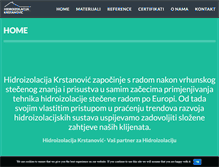 Tablet Screenshot of hidroizolacija-krstanovic.hr